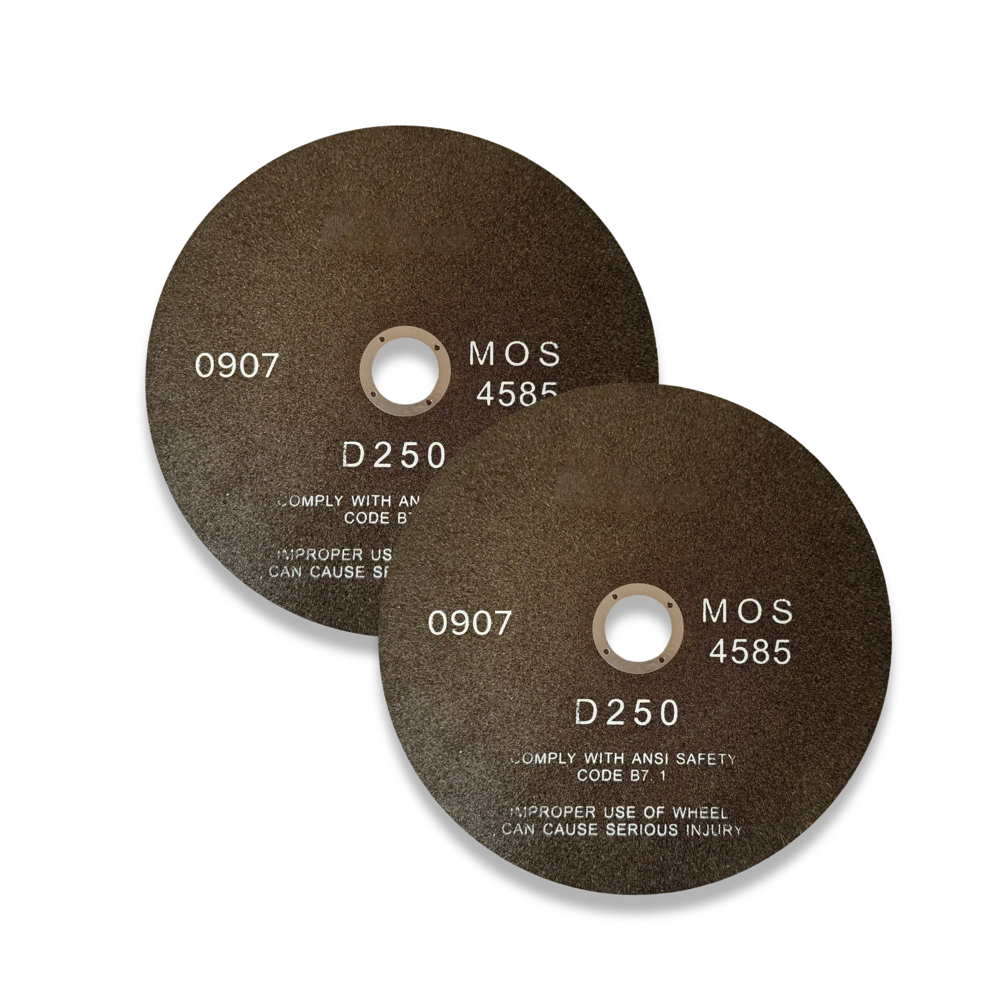 Abrasive cutting wheels for weld sectioning