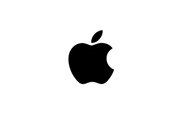 Apple logo, one of our trusted customers