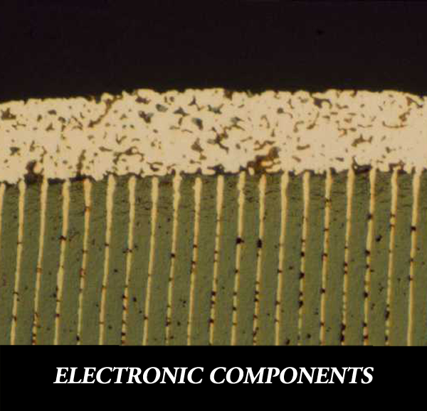 Electronic components microstructure