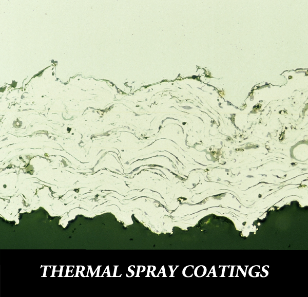 Thermal spray coating microstructure